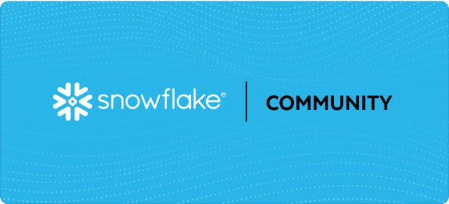 Snowflake Community logo