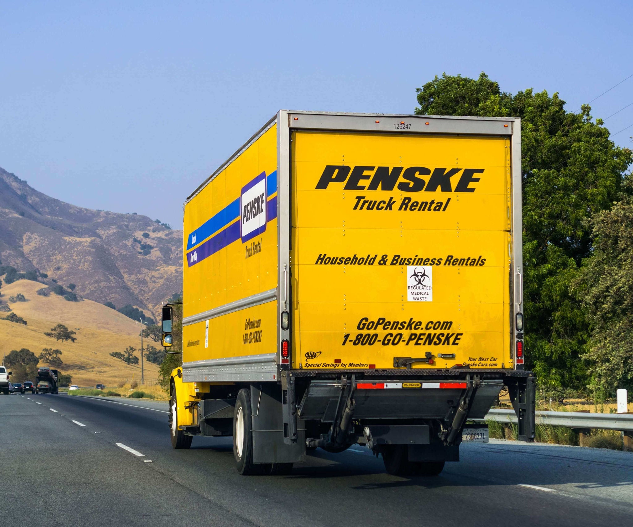 truck on highway 