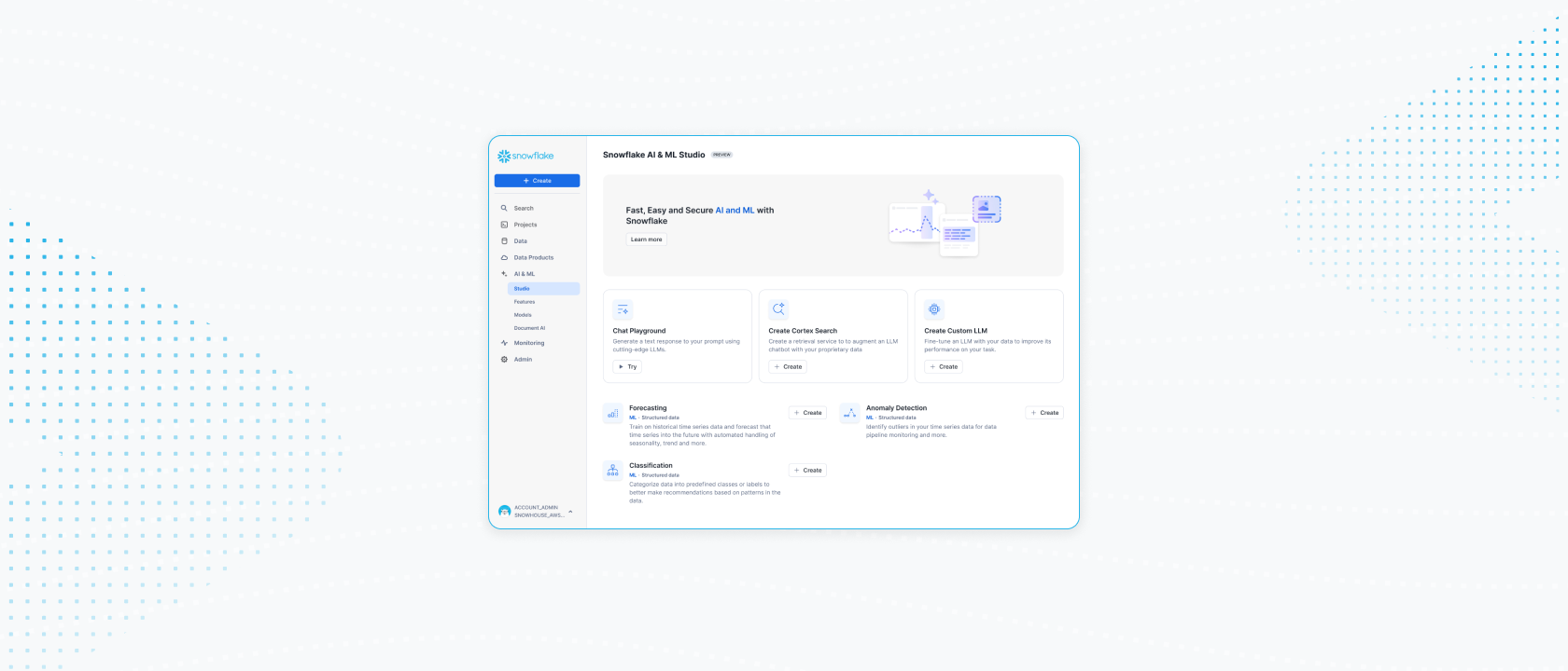 Snowflake Announces State-of-the-Art AI to Talk to your Data, Securely Customize LLMs and Streamline Model Operations