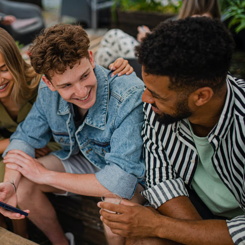 Group of people talking