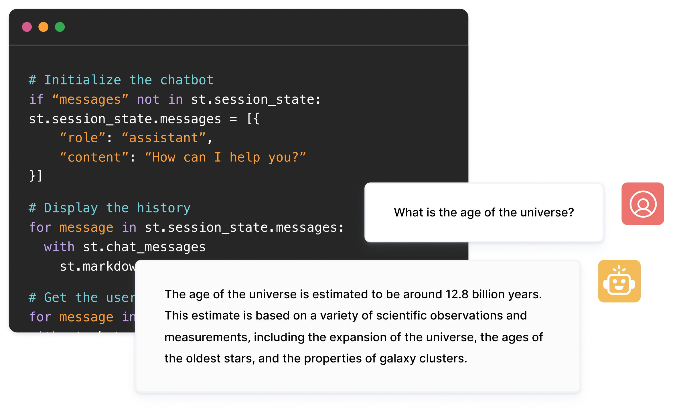 Example of an LLM and ML chatbot deployed on Snowflake